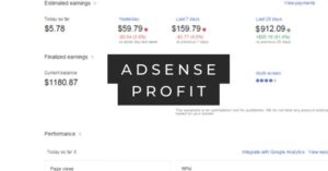 AdSense profit